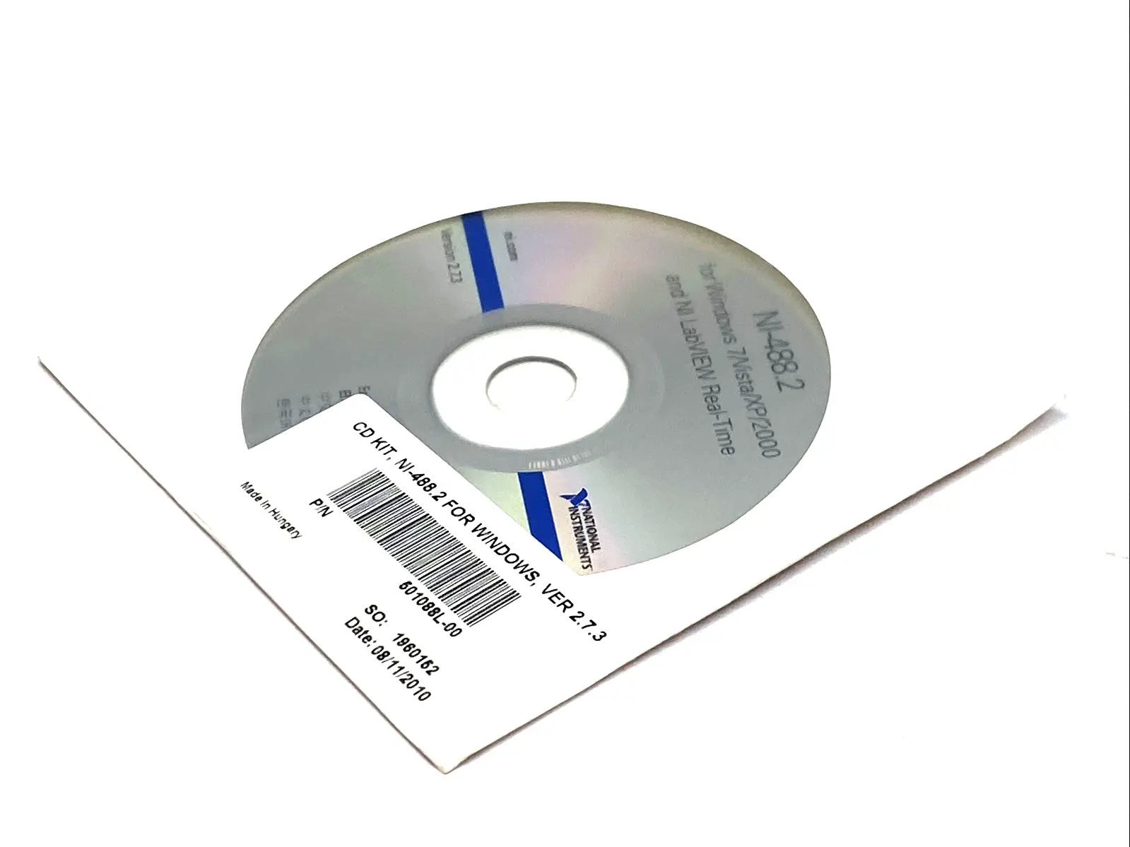 New | in-Stock National Instruments VER. 2.7.3 CD Kit NI-488.2 Software Michigan US | Maverick Industrial Sales #1402301