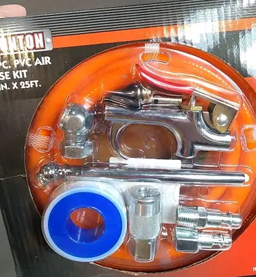 Ironton 10-PC. Pvc Air Hose Kit 3.8in. x 25Ft Loc4C38