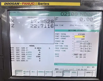 Used 2015 DOOSAN PUMA GT 2600 CNC Lathes Illinois US | Machinery Marketing International #897754