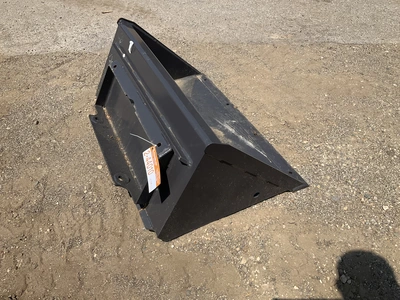 New old stock Paladin 36” smooth bucket for a mini skid steer, welded on cutting edge, mini skid ste...