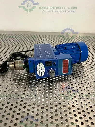 Used CHEMGLASS UNKNOWN MODEL DIGITAL OVERHEAD HOMAGINIZER  / STIRRER 2500 RPM Homogenizers | Equipment Lab #486214