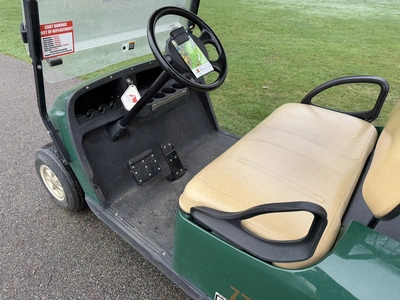 (1) 2014 E-Z-Go golf cart with a Kawasaki gas engine, includes canopy, ball carrier, fold-down winds...