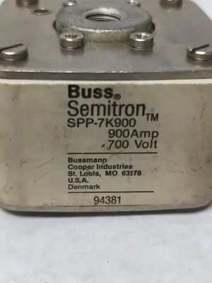 Used BUSSMANN SPP-7K900 Miscellaneous Equipment (Electrical & Power) | Surplus Asset Holdings #1189259