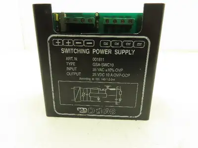 Detas GSA-SWC10 Switching Power Supply 35VAC Input 25VDC Output
