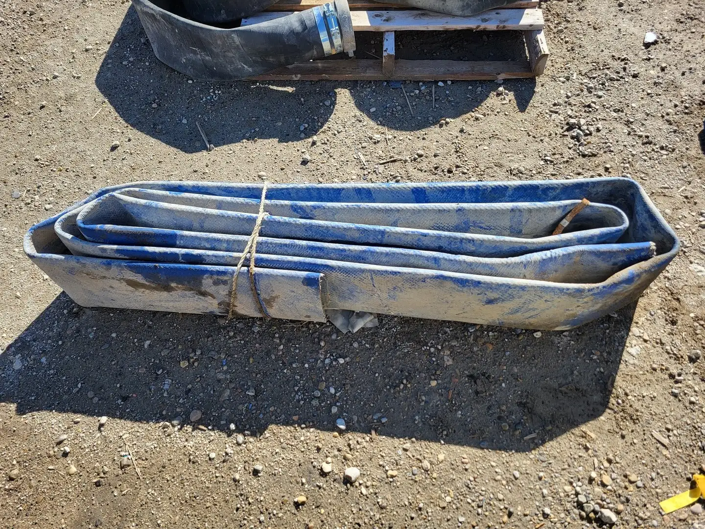 6" x 25 ft Lay Flat Hose Black