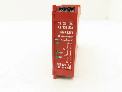 Allen Bradley MSR126T 440R-N23117 Guardmaster Safety Relay 24V AC/DC Lot of 2