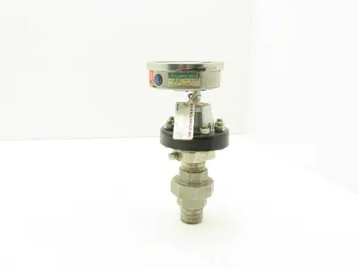Ashcroft C1215 Type 101 Threaded Diaphragm Seal With 0-60psi Guage 1" NPT
