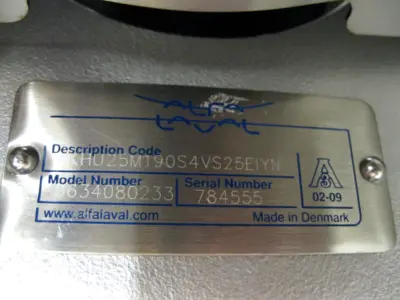 NEW Alfa Laval LKHU25M190S4VS25EIYN