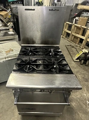 174-0168 American Range 4-Burner Natural Gas Stove with Oven