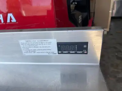 New | in-Stock Duke Used 60" Duke RBC-60M Refrigerated Work Top 2 Door Back Counter 120V - SG Worktop Refrigerators Illinois US | Falcon Restaurant Supply #1375535