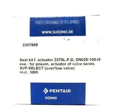 LOT OF 4 NEW PENTAIR 2307669 ACTUATOR SEAL KIT