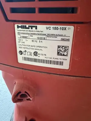 USED HILTI VC 150-10 XE