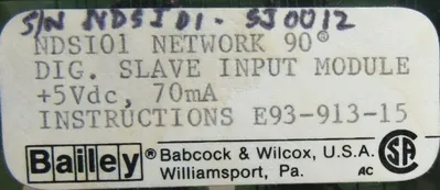 USED BAILEY NDSI01 NETWORK 90 INPUT MODULE
