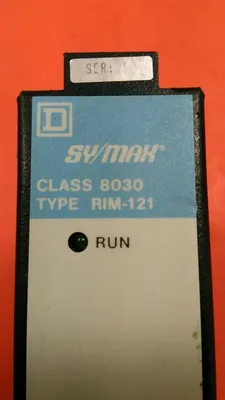 Square D 8030 RIM121 SY/MAX PLC Relay Input Mod 4pt, 1-10VDC, 4-20mA. 3C