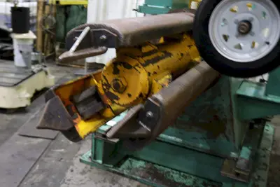 30,000 LB X 48" B & K  Motorized Uncoiler and Coil Car