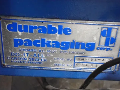 Used DURABLE PACKAGING CORP RM32AS Sealers Ohio US | HGR 24 #750788