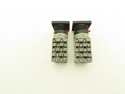 ABB WAW937/8ZM 3HAC 2355-1/03 Control Switch 2-Position 25A 690V NO KEY Lot of 2