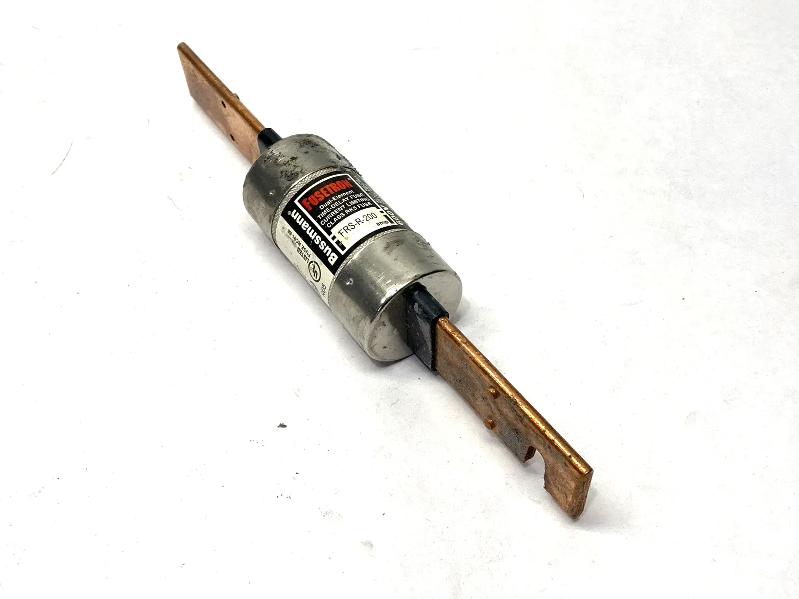 USED COOPER BUSSMANN TIME-DELAY FUSE CLASS RK5 600VAC 200A