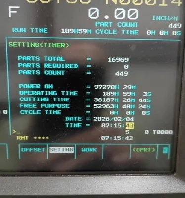 2000 KURAKI KBT-13E.A Boring Mills, Horizontal, Table Type | Machnet (4)