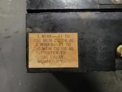 400 Amp, 3 Pole Circuit Breaker