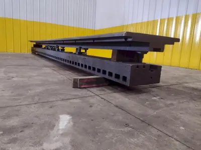 18' LONG T-SLOTTED RAIL DIE PLATE: STOCK #24011