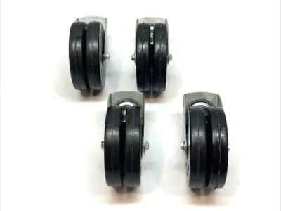 Used Payson Casters Heavy Duty Dual Wheel Caster 5" LOT OF 4 Casters Michigan US | Maverick Industrial Sales #1394886