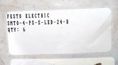 6 NEW FESTO ELECTRIC SMTO-4-PS-S-LED-24-B PROXIMITY SWITCH SMTO4PSSLED24B