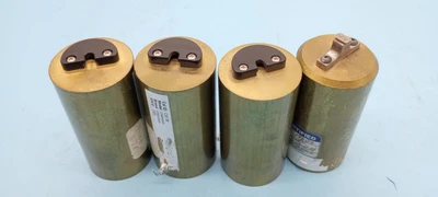 (LOT OF 7) BRASS TEST SET ACCESSORIES  1.5 LB EACH