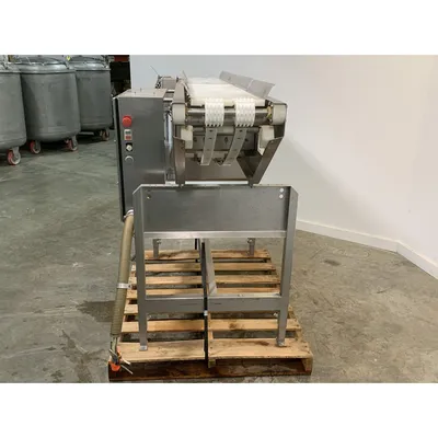 Used Marel 9"W X 70"L Stainless Steel Slider Bed Conveyor [PART]