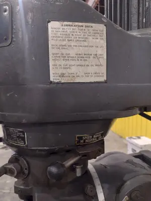 2 HP DOALL MODEL @PM-200V RAM TYPE VERTICAL MILL WITH POWER FEED & DRO: STOCK #22880