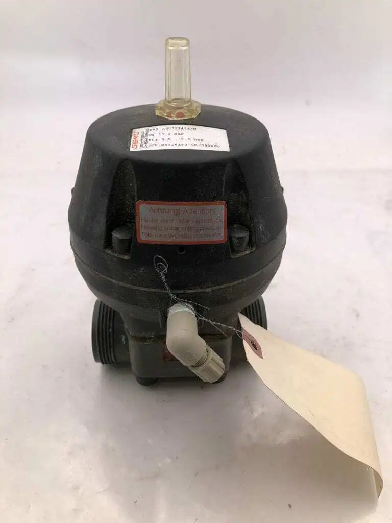 GEMÜ 690 25D711411/N 2″ PVC Air-Operated Actuated Ball Valve 10bar