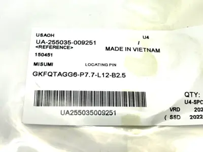 New | in-Stock MiSUMi GKFQTAGG6-P7.7-L12-B2.5 Misc Fasteners Michigan US | Maverick Industrial Sales #1496197