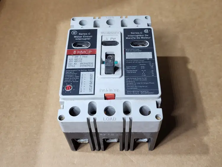 Used WESTINGHOUSE HMCP007C0S Switchgears British Columbia CA | Lenmark #477713