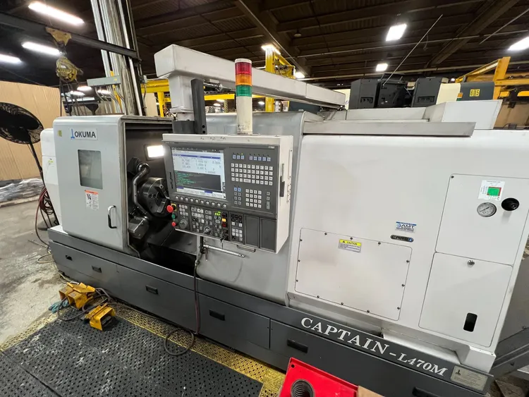 Used 2008 OKUMA CAPTAIN L470M 1250C CNC Lathes Maryland US | Clark Machinery Sales, LLC 13 #154354