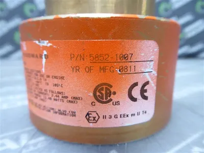 Woodward 5852-1007 Solenoid Valve Gas Admission Assembly Used