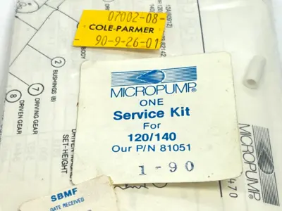 New | in-Stock Micropump 81051 Pump Parts Michigan US | Maverick Industrial Sales #1454153