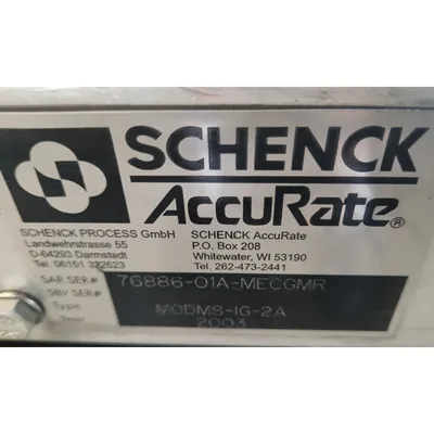 Used 3" Schenck Process MecaTron Stainless Steel Gravimetric Feeder