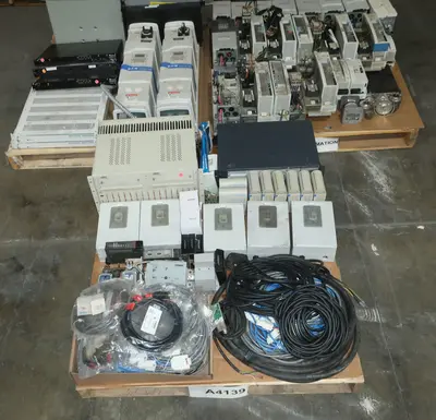 3 PALLETS OF ASSORTED AUTOMATION AND CONTROLS