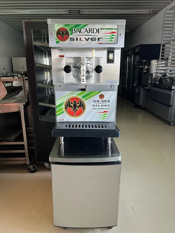 Used SaniServ Used Saniserv A7081 Margarita Cocktail Slushie Machine Countertop Air Cooled 115v Slushie Machines Illinois US | Falcon Restaurant Supply #1375644