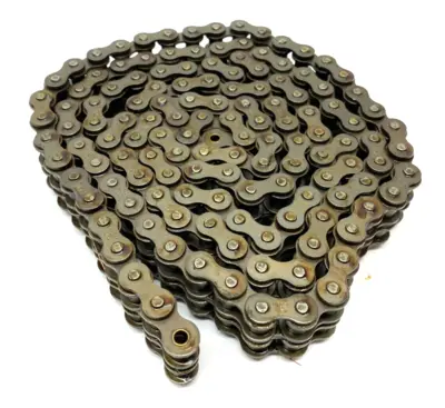 USED BROWNING STEEL RIVETED ROLLER CHAIN