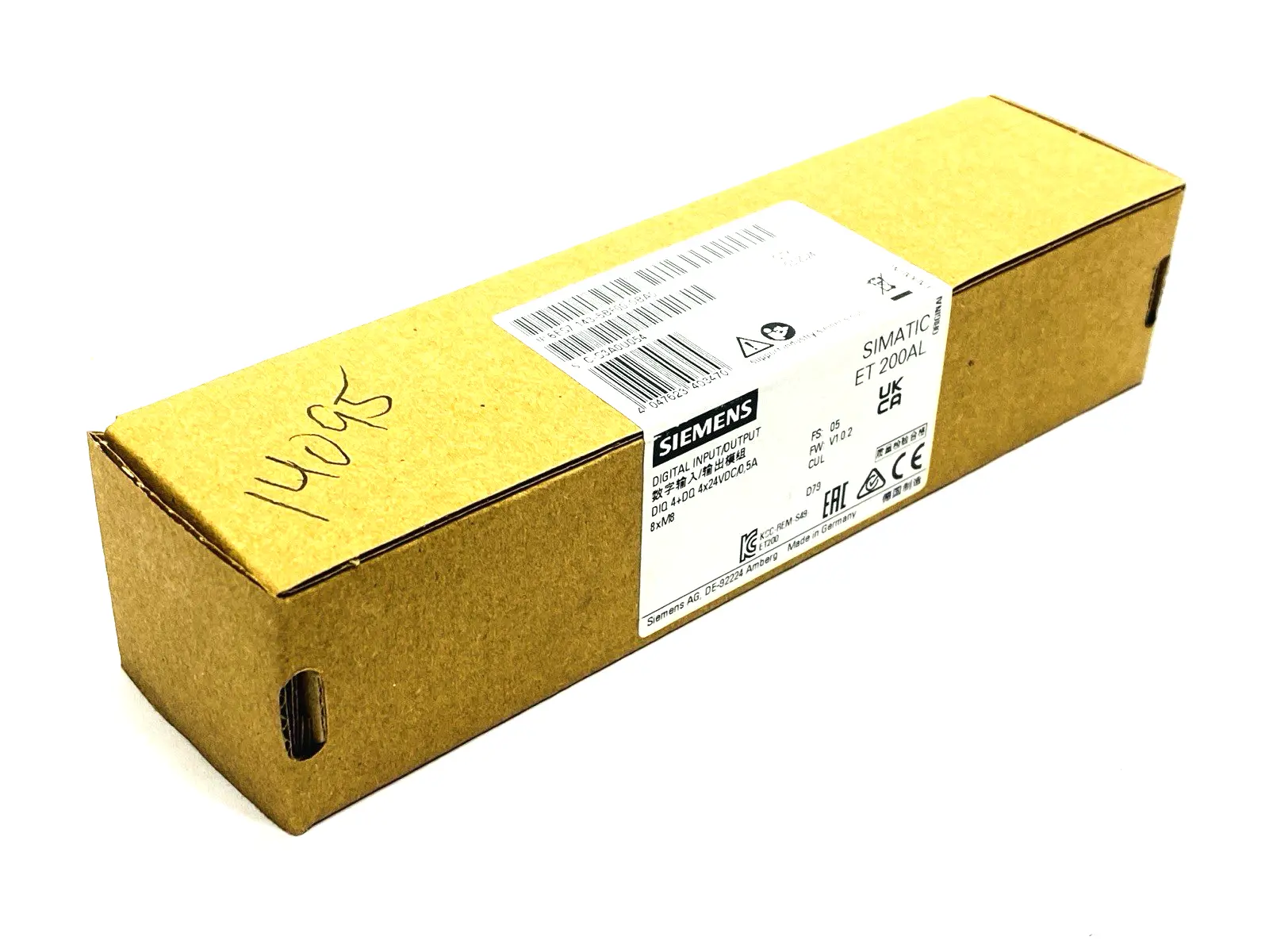 NEW SIEMENS SIMATIC ET 200AL DIGITAL I/O MODULE DIQ 4+DQ 4X24VDC