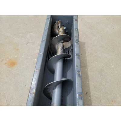 Used 9" dia. X 10'L Industrial Screw Auger Conveyor