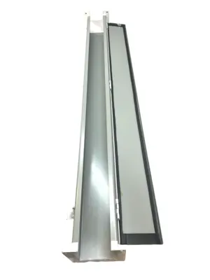 USED HOFFMAN NVENT WIREWAY 4"X4"X48" TYPE 12 LAY-IN HINGED COVER