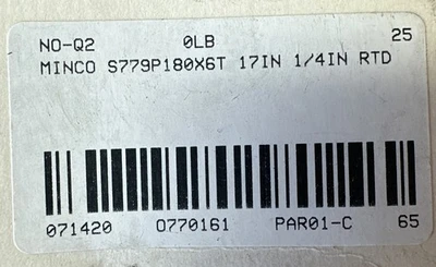 NEW Minco S779P180X6T