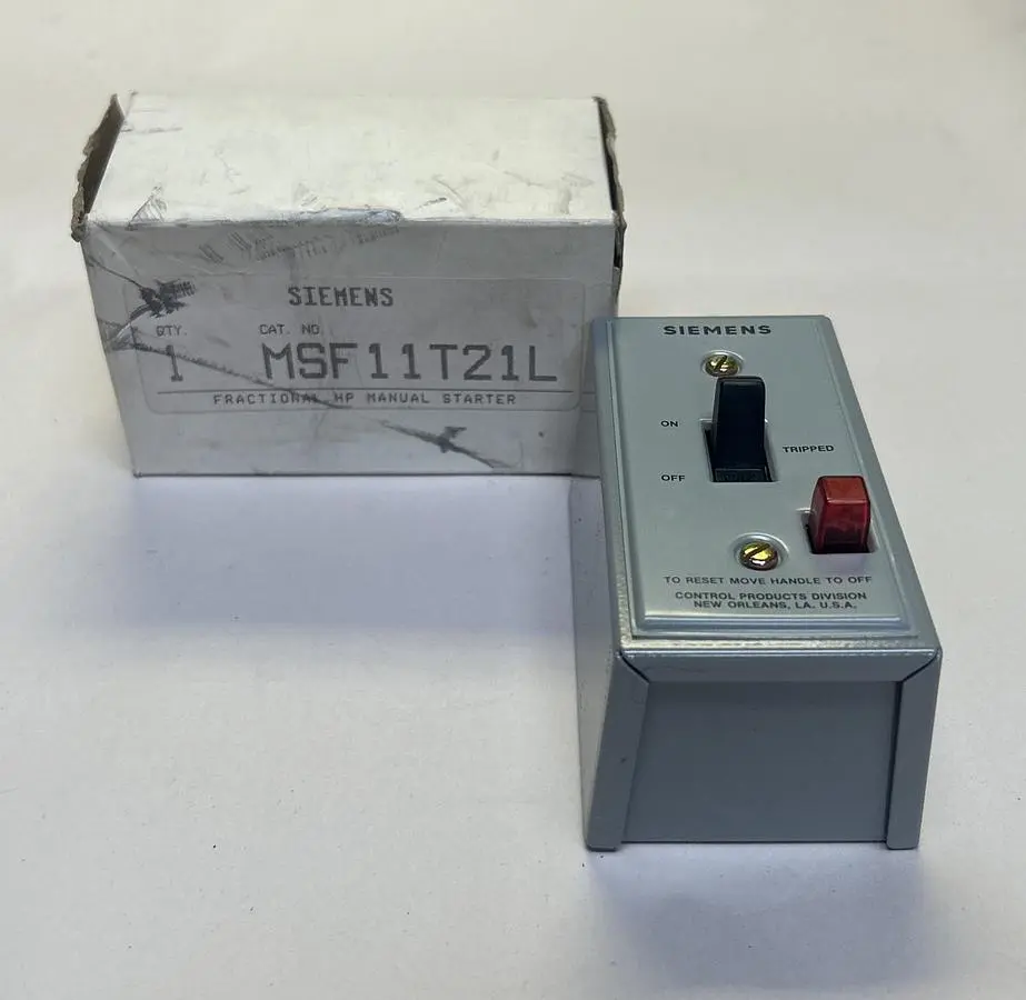 New | in-Stock SIEMENS MSF11T21L Starters | Surplus Asset Holdings #1205140