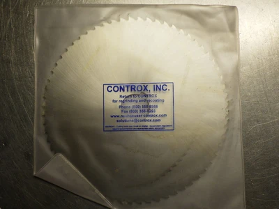 Controx 8" x 1/8" HSSCo Slot Saw 1.25" Arbor 64 Teeth 240701 (LOC3432)