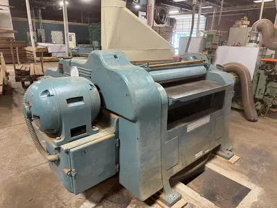NEWMAN-WHITNEY S-970, 40" TOP AND BOTTOM PLANER WITH NEWMAN QUITE-CUT SPIRAL CUTTERHEAD