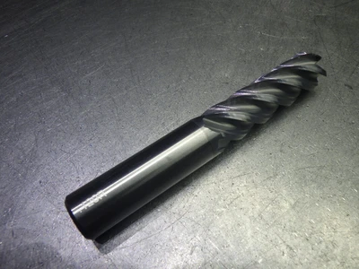 Monster 3/4" 5 Flute Carbide CR LG Endmill 3/4" Shank .12" R 295-030754B (LOC585)