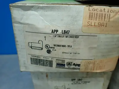New | in-Stock APPLETON APP LB47 Electrical Fittings Ohio US | HGR 24 #907451