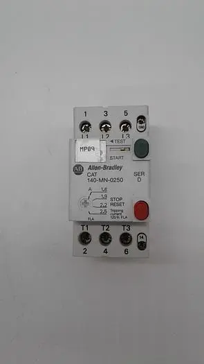 Used ALLEN-BRADLEY ALLEN-BRADLEY 140-MN-0250 MANUEL STARTER Starters | ND Industrial Surplus #1225059